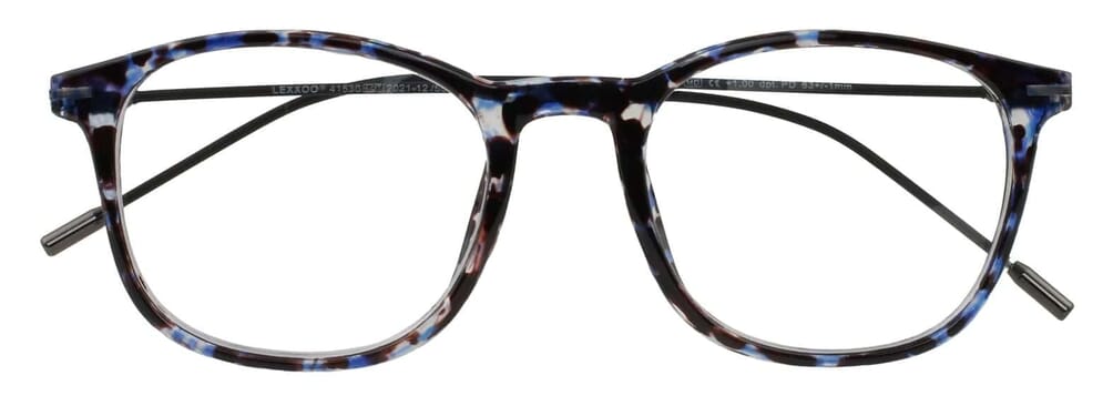 LXO-4153-GRAY-BLACK-BLUE closed Reading glasses LEXXOO 4153 gray-black-blue closed