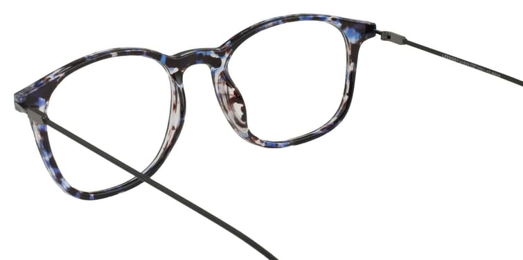 LXO-4153-GRAY-BLACK-BLUE inside Reading glasses LEXXOO 4153 gray-black-blue inside