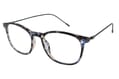 LXO-4153-GRAU-SCHWARZ-BLAU seitlich Lesebrille Lexxoo 4153 grau-schwarz-blau seitlich