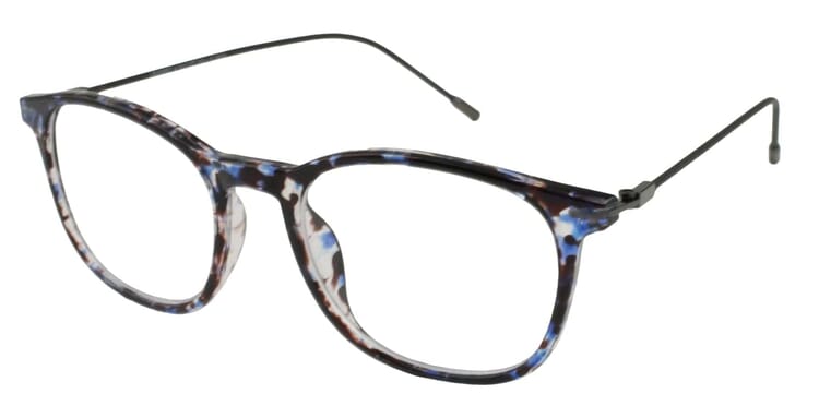 LXO-4153-GRAU-SCHWARZ-BLAU seitlich Lesebrille Lexxoo 4153 grau-schwarz-blau seitlich