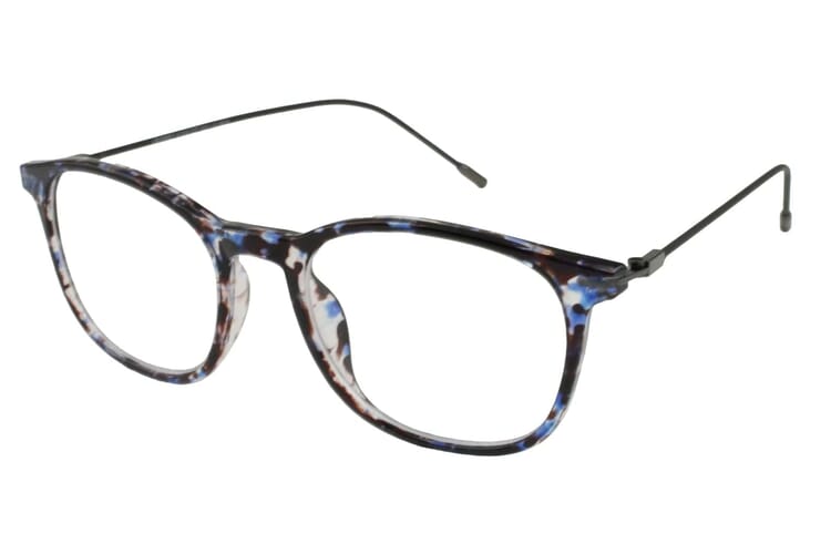 LXO-4153-GRAU-SCHWARZ-BLAU seitlich Lesebrille Lexxoo 4153 grau-schwarz-blau seitlich