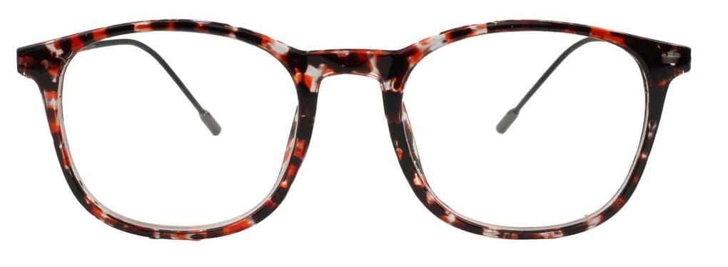 LXO-4153-GRAU-SCHWARZ-ROT frontal Lesebrille Lexxoo 4153 grau-schwarz-rot frontal