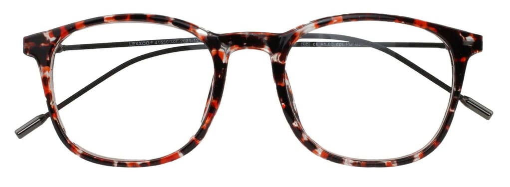 LXO-4153-GRAU-SCHWARZ-ROT geschlossen Lesebrille Lexxoo 4153 grau-schwarz-rot geschlossen