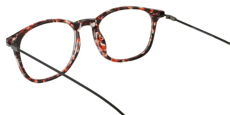 LXO-4153-GRAU-SCHWARZ-ROT innen Lesebrille Lexxoo 4153 grau-schwarz-rot innen