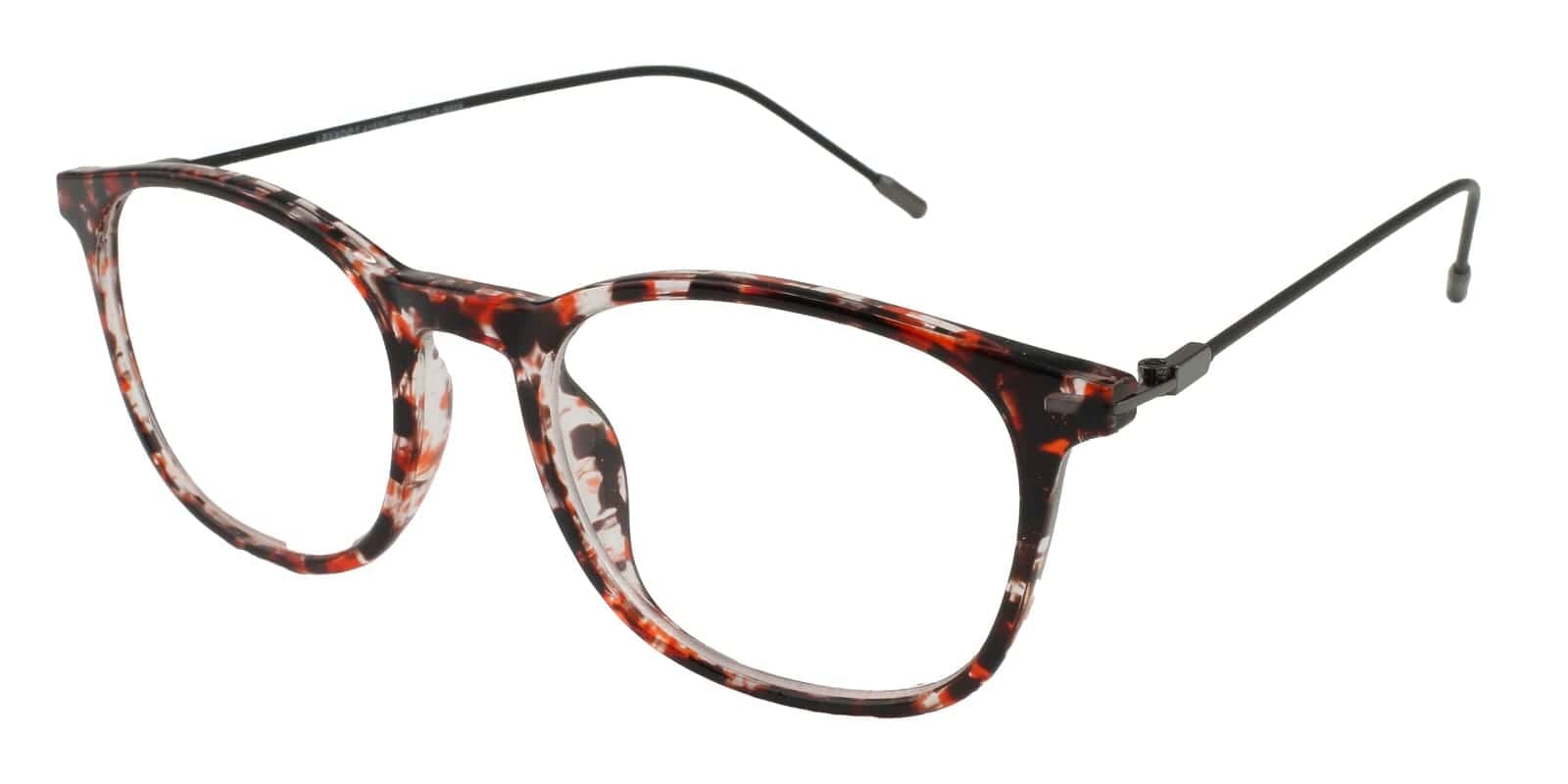 Lesebrille Lexxoo 4153 grau-schwarz-rot seitlich
