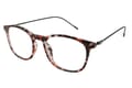 LXO-4153-GRAU-SCHWARZ-ROT seitlich Lesebrille Lexxoo 4153 grau-schwarz-rot seitlich