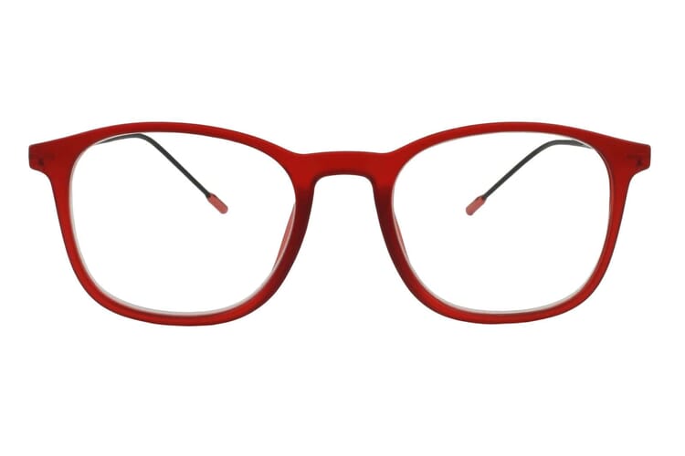 LXO-4153-ROT frontal Lesebrille Lexxoo 4153 rot frontal
