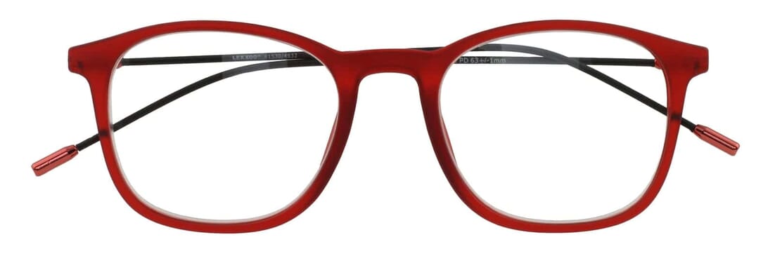 LXO-4153-ROT geschlossen Lesebrille Lexxoo 4153 rot geschlossen