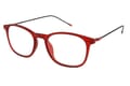 LXO-4153-ROT seitlich Lesebrille Lexxoo 4153 rot seitlich