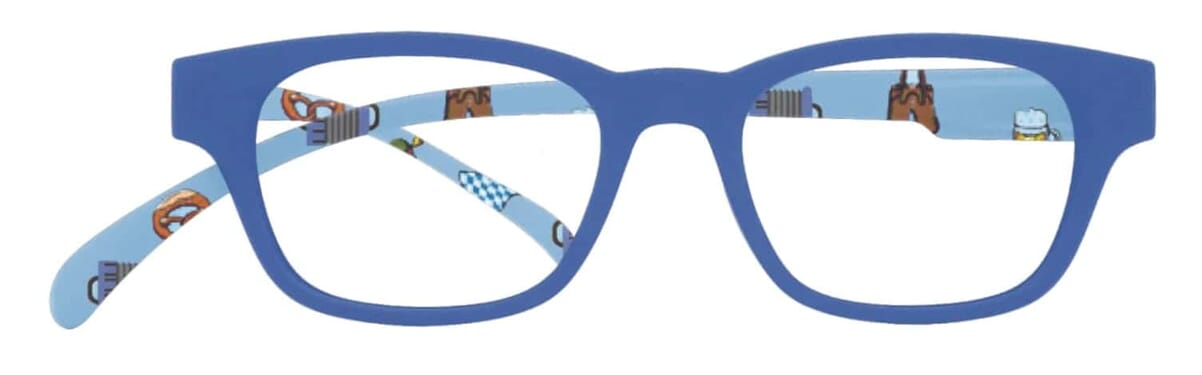 KLA 03 blaue wiesn Lesebrille Klammeraffe 03 blaue wiesn