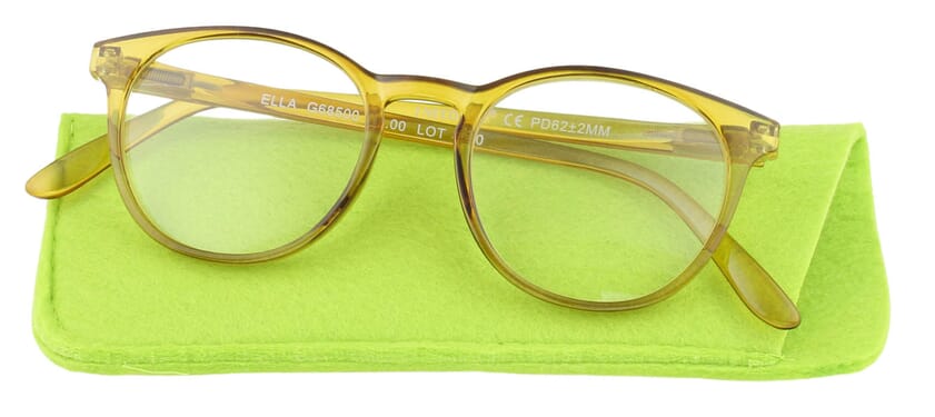 i-need-you-ELLA-olive-mit-etui Lesebrille Produktbild I Need You Ella olive