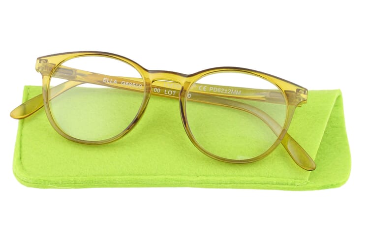 i-need-you-ELLA-olive-mit-etui Lesebrille Produktbild I Need You Ella olive