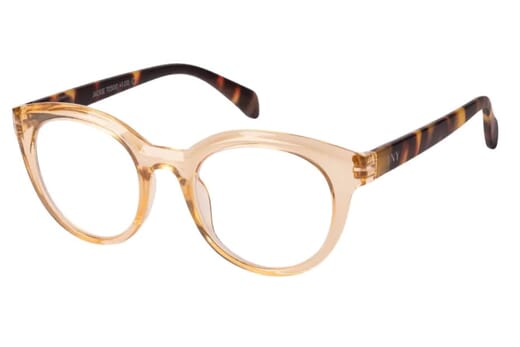 Reading glasses I Need You Jackie beige-transparent on the side