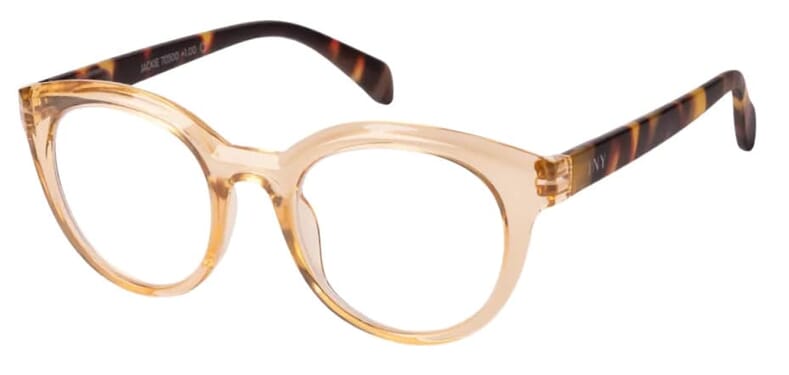 jackie beige transparent seitlich Lesebrille I Need You Jackie beige-transparent seitlich