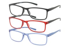 3er-Set LB3002 Schwarz-Blau-Rot