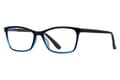 LEXXOO-4092-schwarz-blau Lesebrille Lexxoo 4092 schwarz-blau