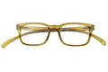 11-golden-green-frontal Lesebrille Klammeraffe No. 11 golden green frontal