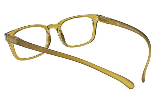 Lesebrille Klammeraffe No. 11 golden green innen