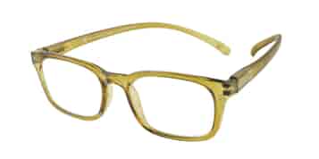 Lesebrille Klammeraffe No. 11 golden green seitlich