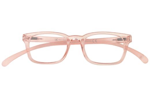 Lesebrille Klammeraffe No. 11 perlrose frontal