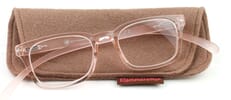 Reading glasses Klammeraffe No. 11 pearl rose with case
