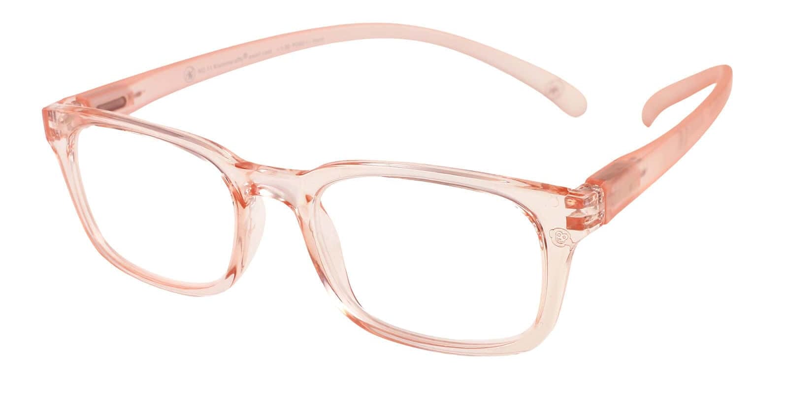 Lesebrille Klammeraffe No. 11 perlrose seitlich