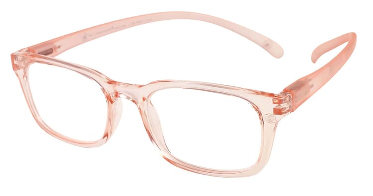 11-perlrose-seitlich Lesebrille Klammeraffe No. 11 perlrose seitlich