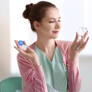 Lesebrille vs Kontaktlinsen