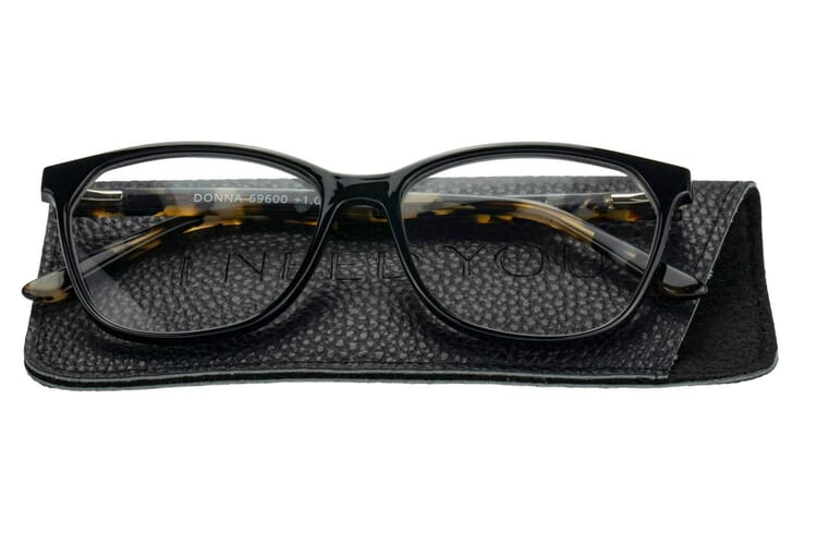 I NEED YOU reading glasses Donna black with case Reading glasses I NEED YOU Donna black with case
