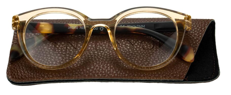 I NEED YOU Lesebrille Jackie beige mit Etui Lesebrille I NEED YOU Jackie beige mit Etui