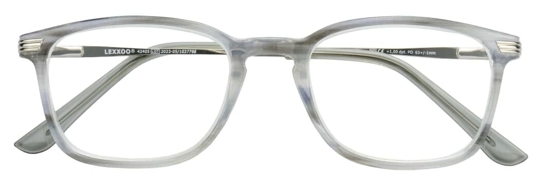 LEXXOO Lesebrille 4240B hellgrau geschlossen Lesebrille LEXXOO 4240B hellgrau geschlossen