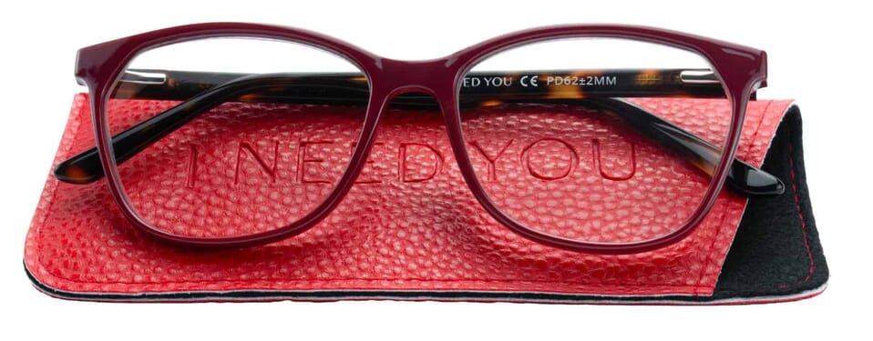 Lesebrille I Need You Donna weinrot mit etui Lesebrille I Need You Donna weinrot mit etui