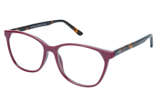 Lesebrille I Need You Donna weinrot seitlich