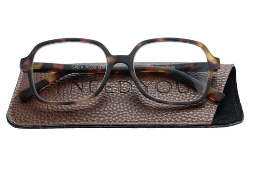 Lesebrille I Need You Greta havanna mit etui