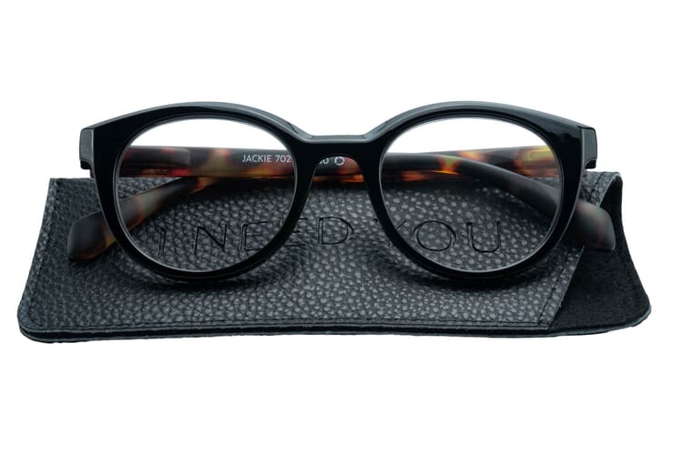 Reading glasses I NEED YOU Jackie black with case Reading glasses I NEED YOU Jackie black with case