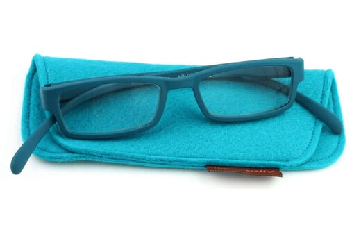 Lesebrille Klammeraffe No. 01 ocean mit Etui