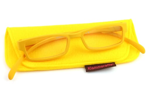 Reading glasses Klammeraffe No. 01 sunny with case