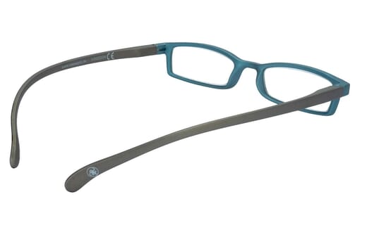 Reading glasses Klammeraffe 02 petrol-brown inside