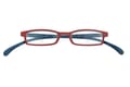 Reading glasses Klammeraffe 02 red-blue closed Reading glasses Klammeraffe 02 red-blue closed