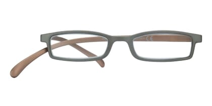 Lesebrille Klammeraffe 02 silver-copper frontal Lesebrille Klammeraffe 02 silver-copper frontal