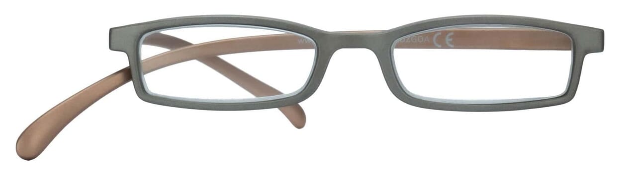 Lesebrille Klammeraffe 02 silver-copper frontal Lesebrille Klammeraffe 02 silver-copper frontal