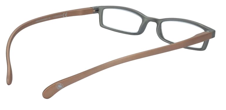 Lesebrille Klammeraffe 02 silver-copper innen Lesebrille Klammeraffe 02 silver-copper innen