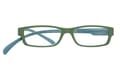 Reading glasses Klammeraffe 04 green-petrol frontal Reading glasses Klammeraffe 04 green-petrol frontal