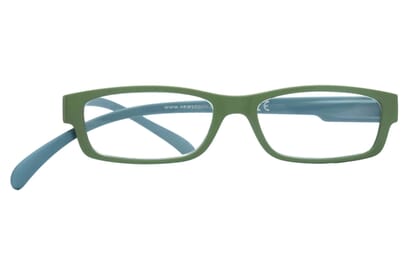 Lesebrille Klammeraffe 04 green-petrol frontal Lesebrille Klammeraffe 04 green-petrol frontal