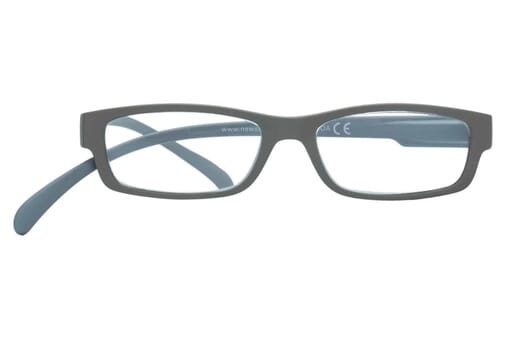 Lesebrille Klammeraffe 04 mud-blue frontal