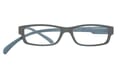 Reading glasses Klammeraffe 04 mud-blue frontal Reading glasses Klammeraffe 04 mud-blue frontal