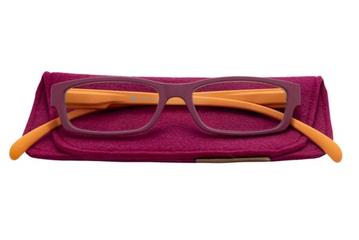 Lesebrille Klammeraffe 04 passion-fruit mit etui