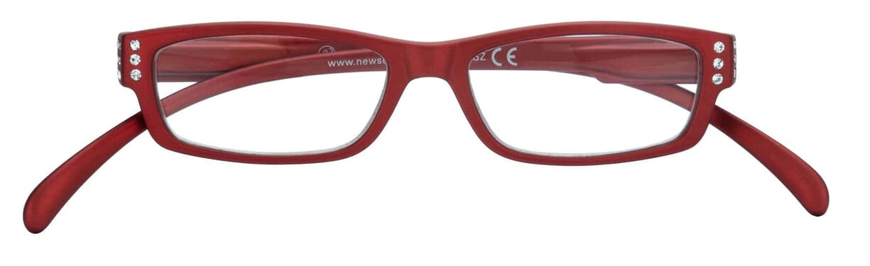 Lesebrille Klammeraffe 05 rot-strass geschlossen Lesebrille Klammeraffe 05 rot-strass geschlossen