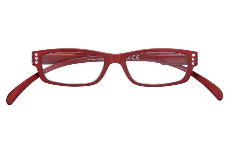 Lesebrille Klammeraffe 05 rot-strass geschlossen Lesebrille Klammeraffe 05 rot-strass geschlossen