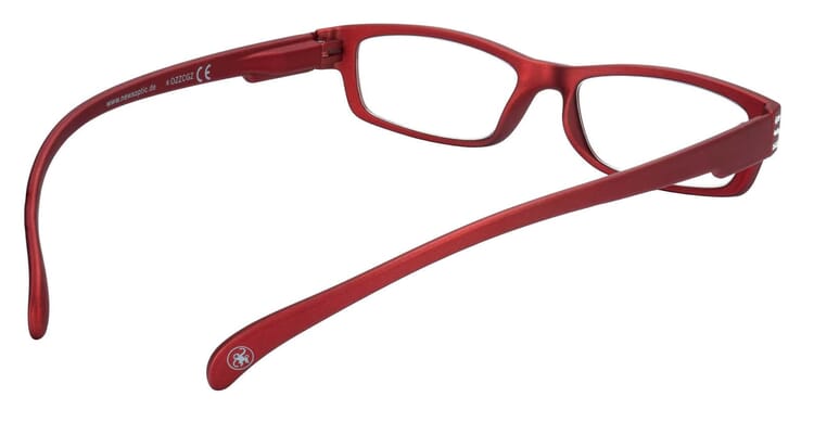 Lesebrille Klammeraffe 05 rot-strass innen Lesebrille Klammeraffe 05 rot-strass innen
